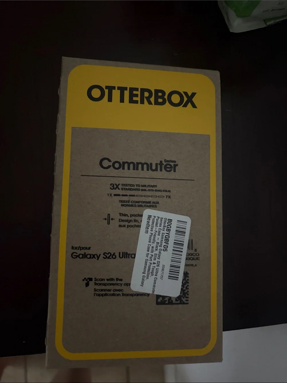 OtterBox Black Rugged Slim Case for S26